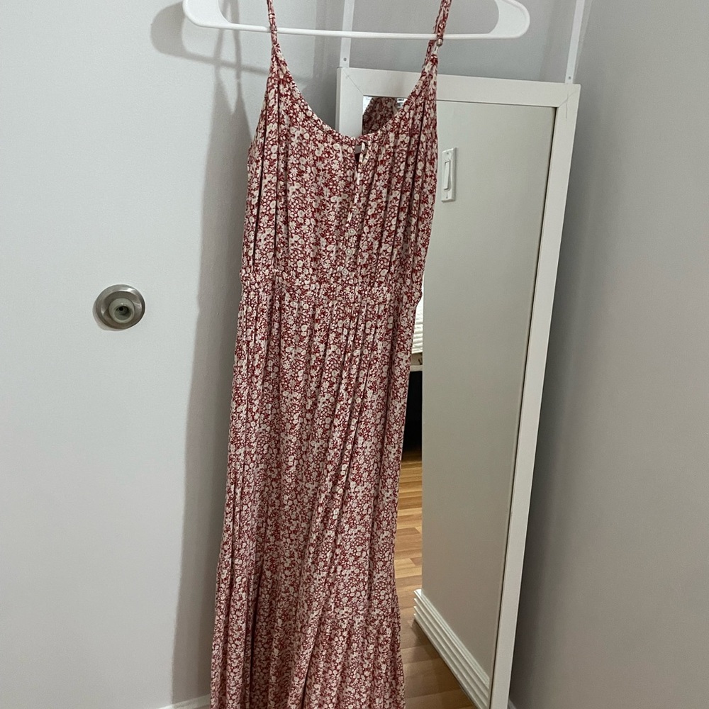 Floral Spaghetti Strap Maxi Dress